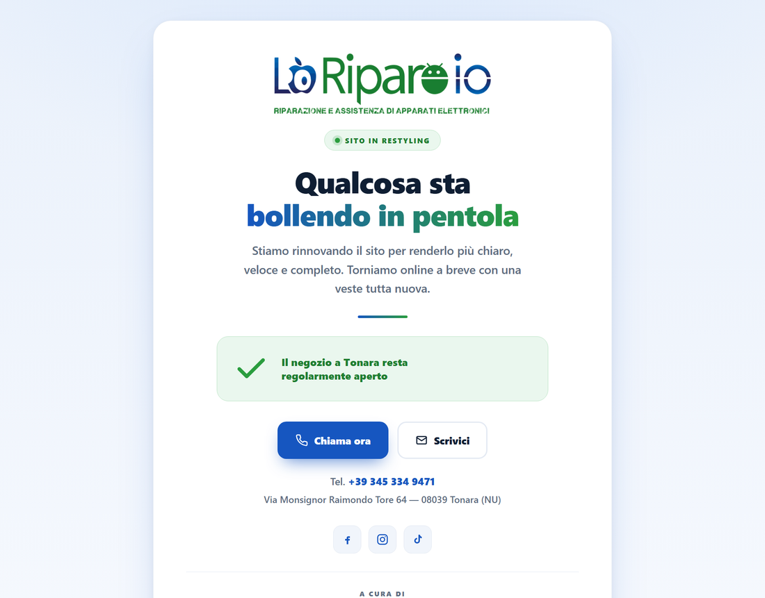 Lo Riparo Io — lrio.it